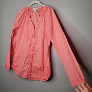 Exofficio Coral Button-Down Long Sleeve Shirt Insect Shield